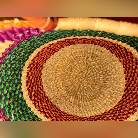 Beautifully hand woven small Bolga bag. - Picture 4 of 5